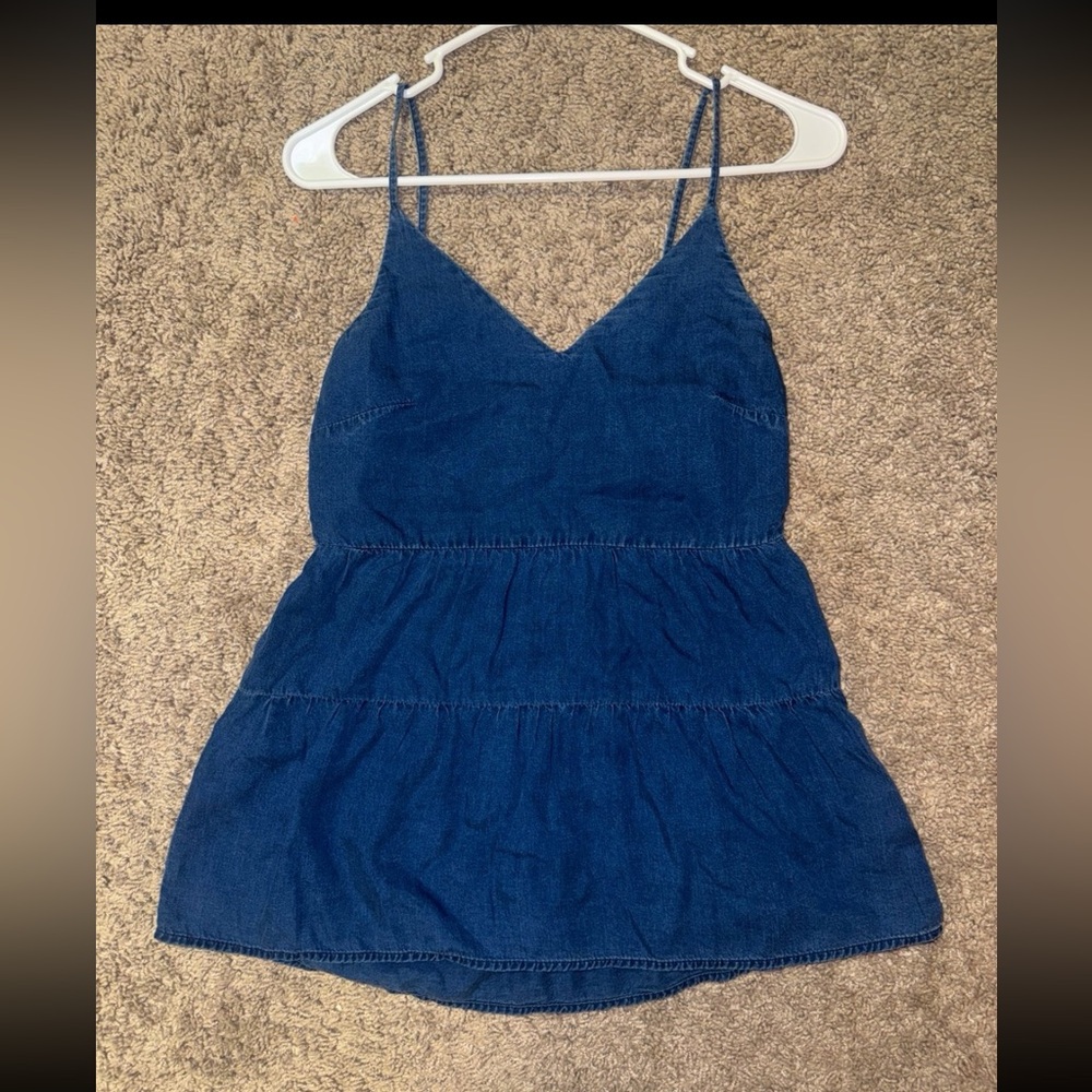 Old Navy Blue Denim Cami